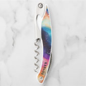 Tire-bouchon Colorful glittery agate texture arrière - plan (Devant)