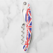 Tire-bouchon Conception personnalisée de drapeau d'Union Jack (Devant)