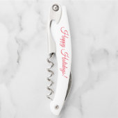 Tire-bouchon Consommateur de Noël de l'entreprise (Devant)