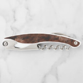 Tire-bouchon Copper Sunset Palm Leaves Pattern Garçon d'honneur (Devant)
