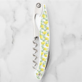 Tire-bouchon Corkscrew Bottle Opener Yellow and White Lemons (Devant)