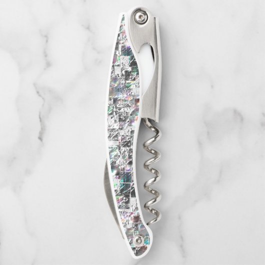 Tire-bouchon Couleur ressemblant à des découpes dvd carrés, mos (Dos)