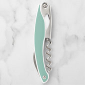 Tire-bouchon Couleur uni vert pastel Amazonite (Dos)