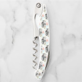 Tire-bouchon Couple Eléphant Waiter's Corkvis (Devant)