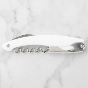 Tire-bouchon Créez votre propre personnalisation blanche