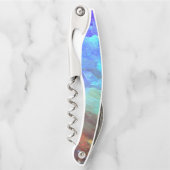 Tire-bouchon Cristal arc-en-ciel coloré (Devant)