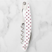 Tire-bouchon Crochets Mulberry sur blanc (Devant)