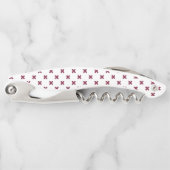 Tire-bouchon Crochets Mulberry sur blanc (Devant)