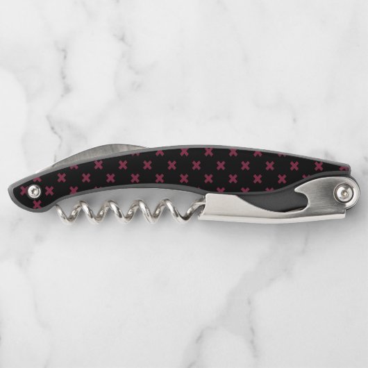 Tire-bouchon Crochets Mulberry sur noir (Dos)