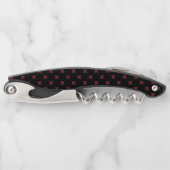 Tire-bouchon Crochets Mulberry sur noir (Devant)