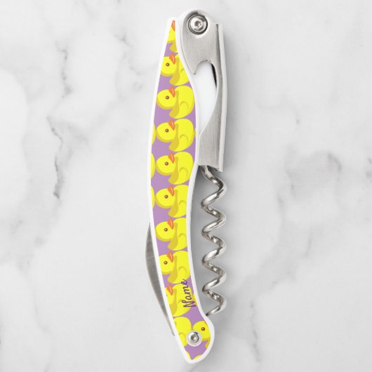 Tire-bouchon Cube Rubber Duck Thunder_Cove (Dos)