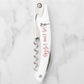 Tire-bouchon dans vino veritas (vin, vérité) (Devant)