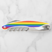 Tire-bouchon de drapeau de fierté d'arc-en-ciel (Dos)