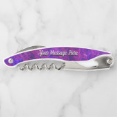 Tire-bouchon de remous de pourpre et de rose (Dos)