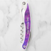 Tire-bouchon de remous de pourpre et de rose (Devant)