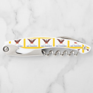 Tire-bouchon de serveur Drapeau de San Francisco,