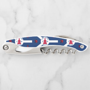 Tire-bouchon de serveur Drapeau Fort Wayne, Indian