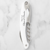 Tire-bouchon de serveur personnalisé pour témoin d (Dos)