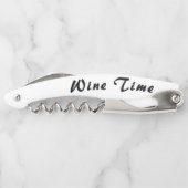 Tire-bouchon de temps de vin (Dos)
