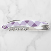 Tire-bouchon Derniers pigments naturels violets design motif (Dos)