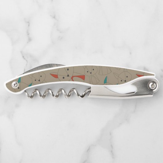 Tire-bouchon Dessin en mode foncé Fox (Dos)