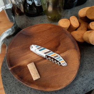 Tire-bouchon Diagonale à bandes multicolores