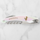 Tire-bouchon Dinosaure coloré (Dos)