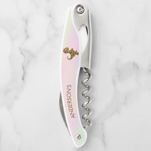 Tire-bouchon Dinosaure coloré (Dos)