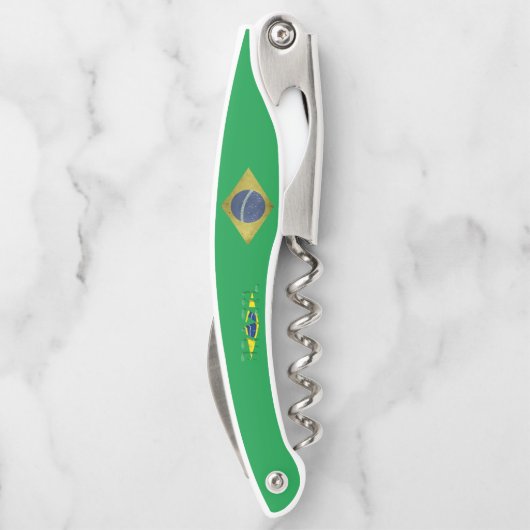 Tire-bouchon Drapeau brésilien (Dos)