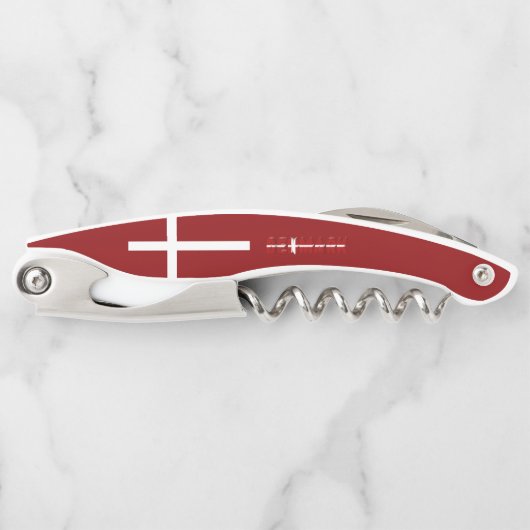 Tire-bouchon Drapeau danois (Devant)