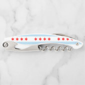 Tire-bouchon Drapeau de Chicago, l'Illinois (Devant)