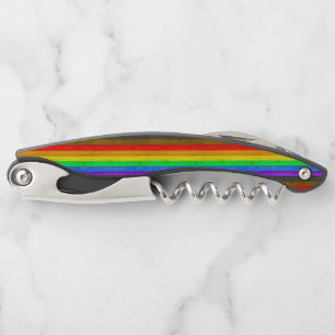 Tire-bouchon Drapeau de fierté gay inclusif SlipperyJoe's à tex