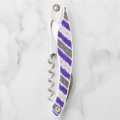 Tire-bouchon Drapeau de fierté Greygender Boho Géométrique Mod (Devant)