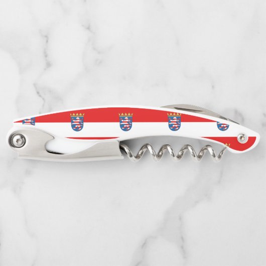 Tire-bouchon Drapeau de Hesse Waiter's Corkvis (Devant)