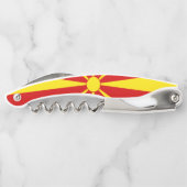 Tire-bouchon Drapeau de la Macédoine du Nord (Dos)