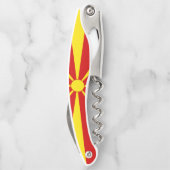 Tire-bouchon Drapeau de la Macédoine du Nord (Dos)