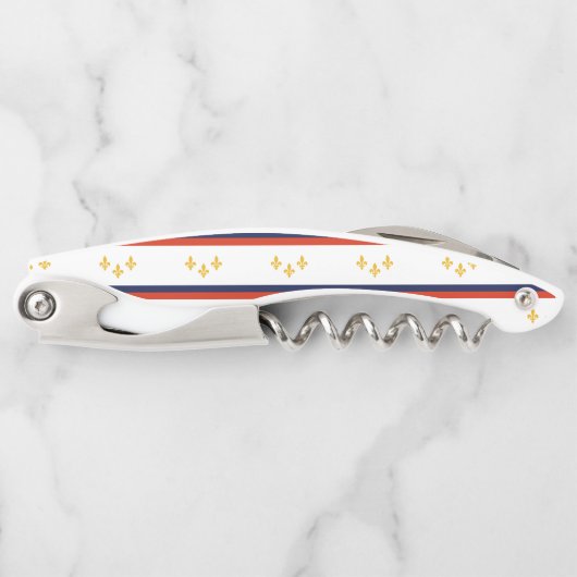 Tire-bouchon Drapeau de la Nouvelle-Orléans, Vis-à-vis de Waite (Devant)