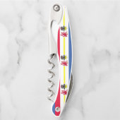 Tire-bouchon Drapeau de Mecklembourg-Poméranie occidentale Cor  (Devant)