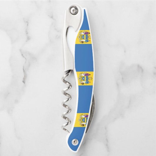 Tire-bouchon Drapeau de Philadelphie, Pennsylvanie Waiter's Cor (Devant)