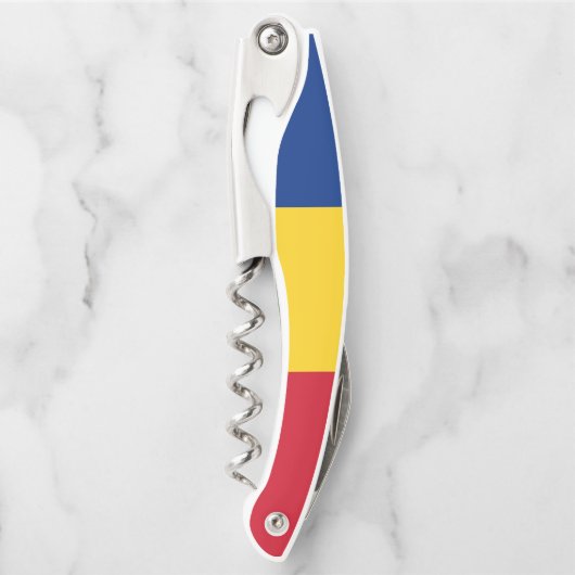 Tire-bouchon Drapeau de Roumanie (Devant)