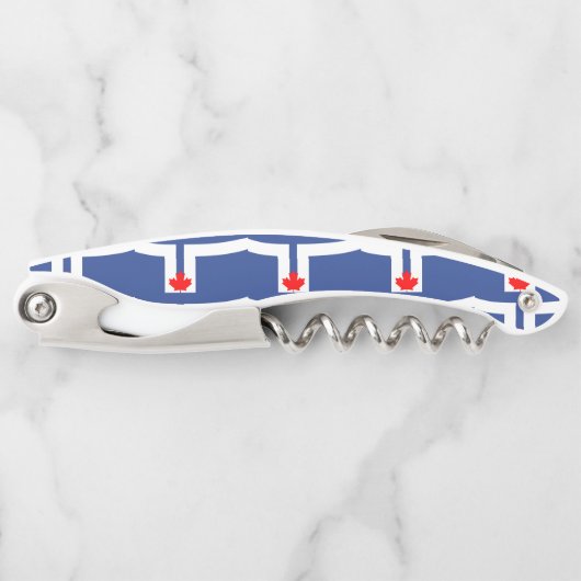 Tire-bouchon Drapeau de Toronto (Ontario) Vis à bouchon d'hiver (Devant)