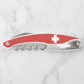 Tire-bouchon Drapeau et edelweiss suisses (Dos)