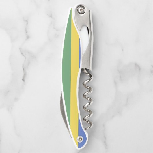 Tire-bouchon Drapeau Gabon (Dos)