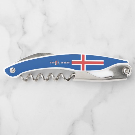 Tire-bouchon Drapeau islandais (Dos)