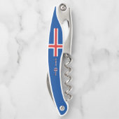 Tire-bouchon Drapeau islandais (Dos)