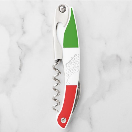 Tire-bouchon Drapeau italien (Devant)