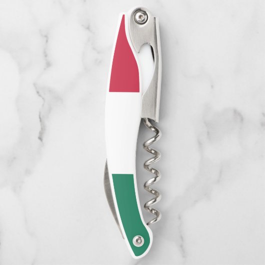 Tire-bouchon Drapeau italien (Dos)