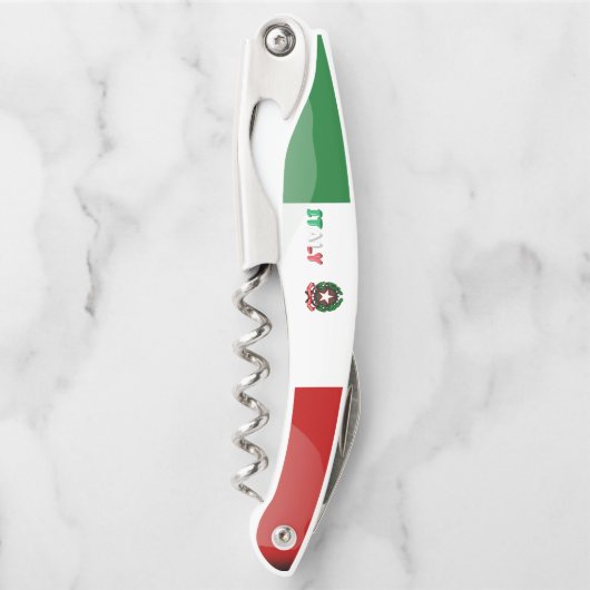 Tire-bouchon Drapeau italien (Devant)