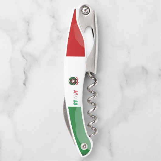 Tire-bouchon Drapeau italien (Dos)