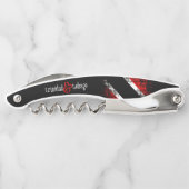 Tire-bouchon Drapeau Trinité-et-Tobago (Votre nom) (Dos)